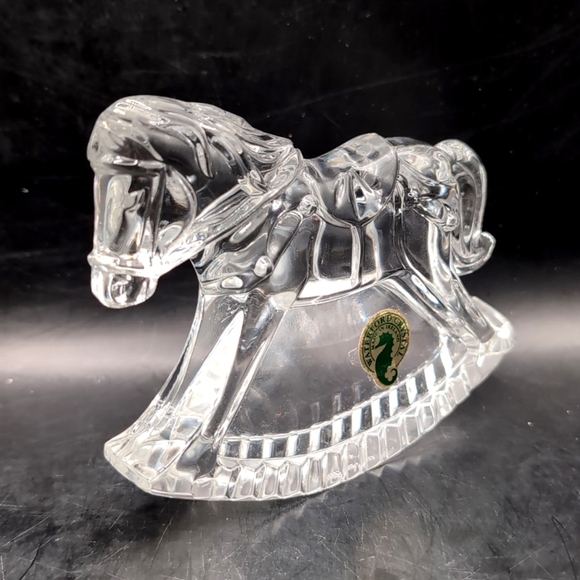 Genuine Waterford Crystal 5" Rocking Horse - Picture 2 of 10